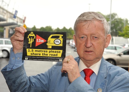 Cllr Donal Grady who allocated €1,000 to print safety stickers. Picture: Eamonn Keogan